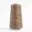 Beige sewing thread cone on white