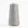 Gray sewing thread spool on white background