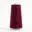 Burgundy thread cone on white background