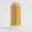 Yellow sewing thread spool on white background