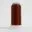 Brown sewing thread spool on white base
