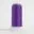 Purple sewing thread spool on white background