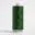 Green spool of thread on white background