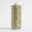 Beige thread spool on white background
