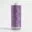 Purple sewing thread spool on white background