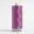 Purple sewing thread spool on white