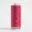 Pink sewing thread spool on white
